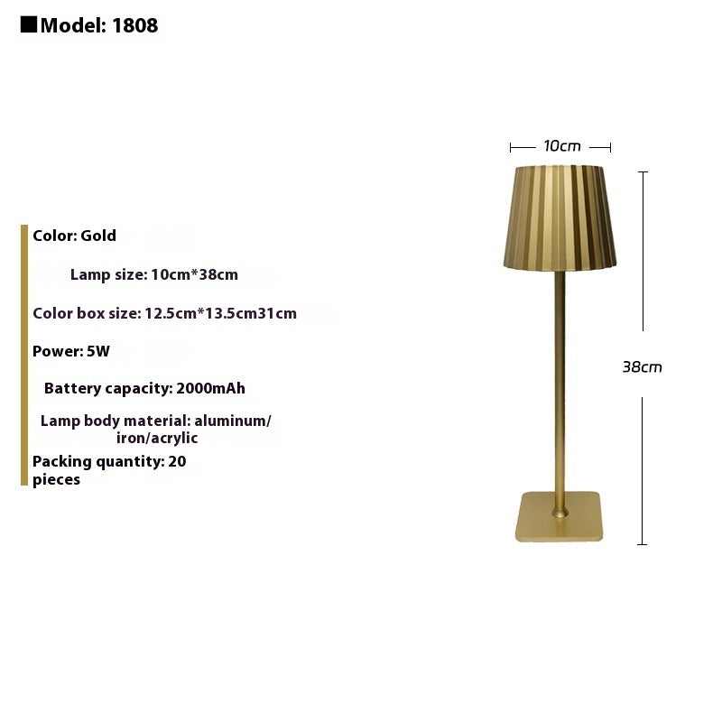 Touch USB Charging High Leg Desk Lamp Ambience Light