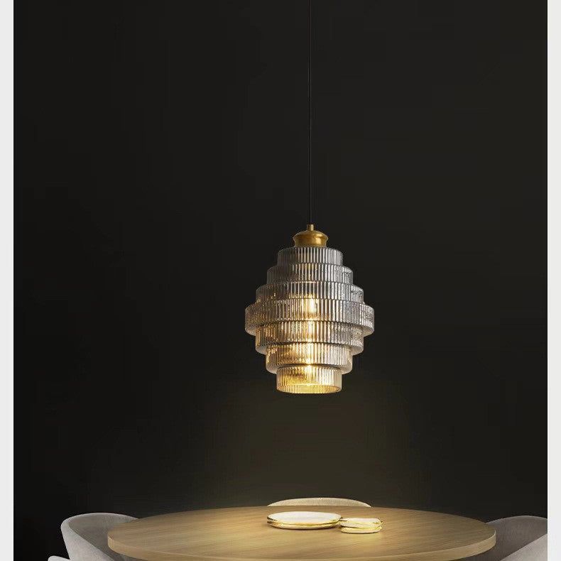 Modern Light Luxury Simple Ancient Bar Clothing Store Hallway Corridor Small Droplight