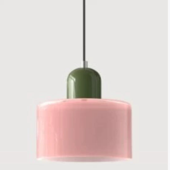 Cream Wind Round Glass Small Droplight