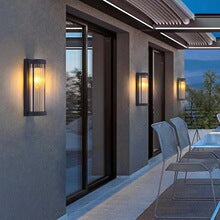 Solar-powered Outdoor Waterproof Villa Courtyard Wall Light For Front Door And Entryway Patio