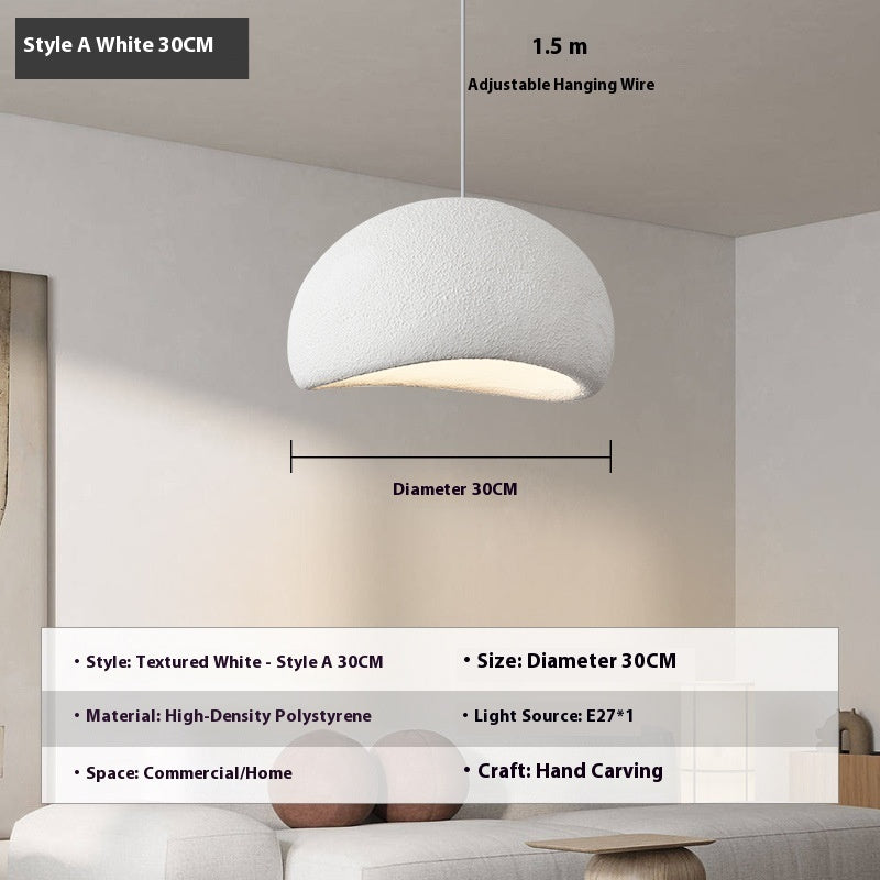 Dining Room Pendant Lamp Nordic Cream Style Living Room Study Bedroom