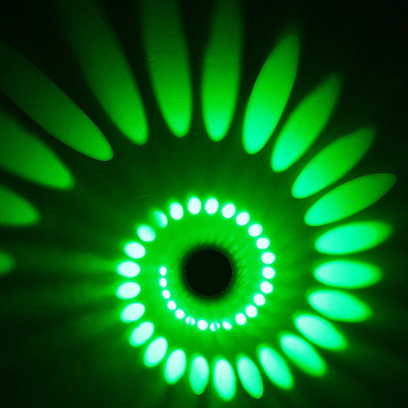 Aluminum Spiral LED Hotel Background KTV Club Light Environment Porous Atmosphere Light
