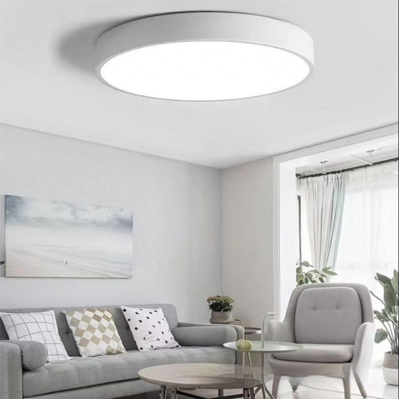 Round Engineering Ceiling LED Lamp Bedroom