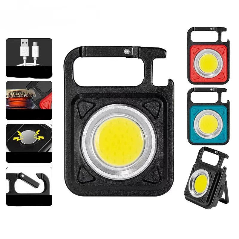 Multifunctional Portable Bright USB Keychain Light