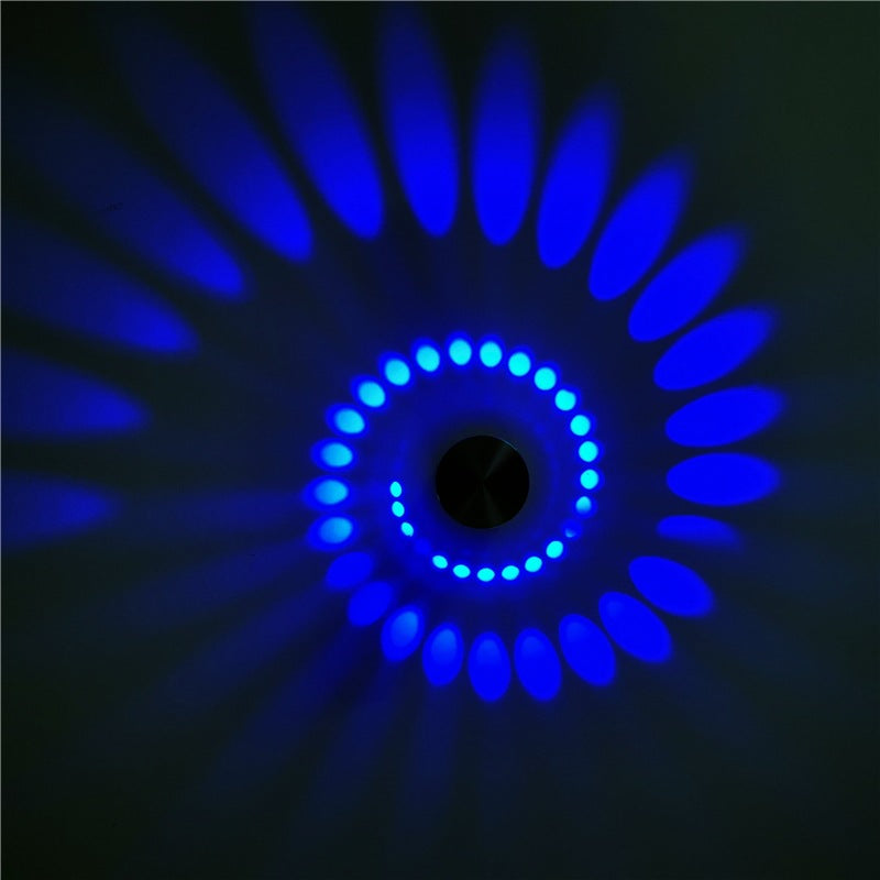 Aluminum Spiral LED Hotel Background KTV Club Light Environment Porous Atmosphere Light