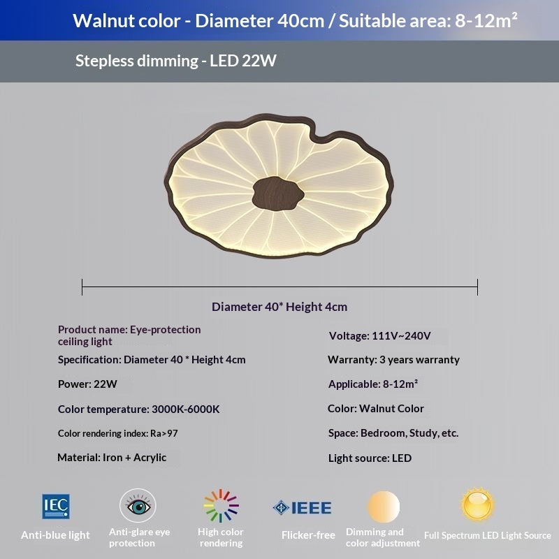 Lotus-leaf Ceiling Light A Minimalist Modern Luminaire For Lobbies And Halls