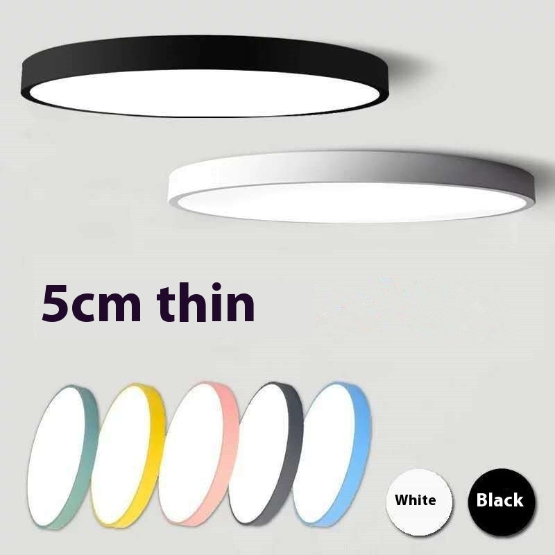 Round Engineering Ceiling LED Lamp Bedroom