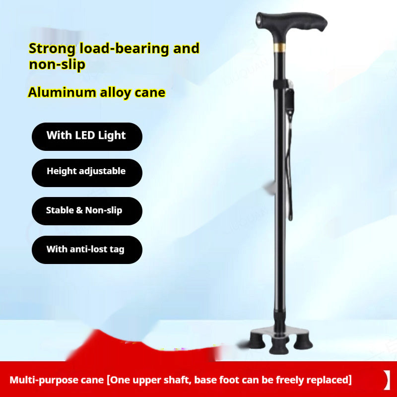 Retractable Mountaineering With Lights For The Elderly