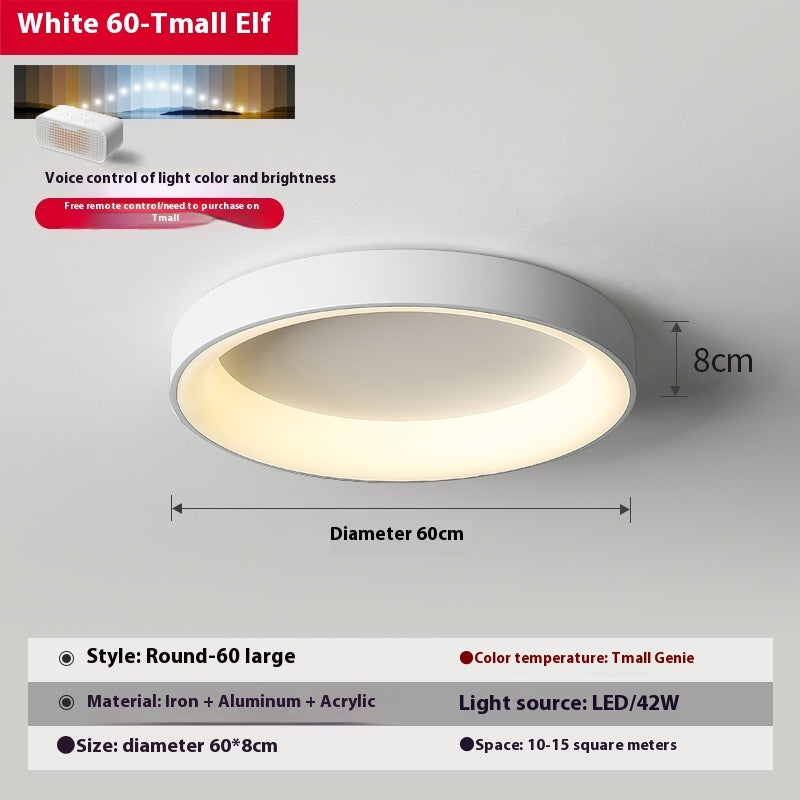 Master Bedroom Light Smart Ceiling Light Cross-round Dining Room Light