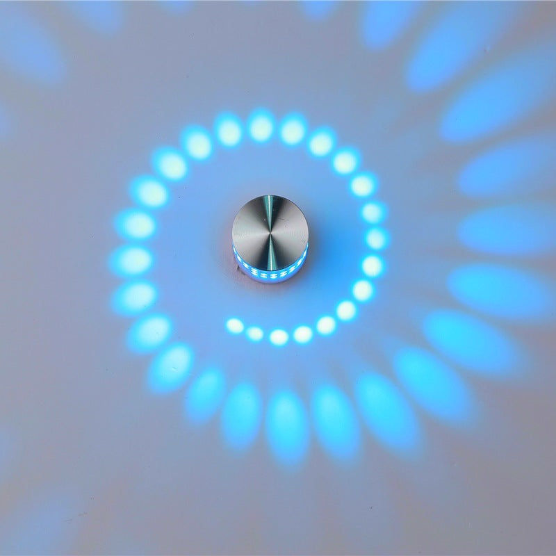 Aluminum Spiral LED Hotel Background KTV Club Light Environment Porous Atmosphere Light