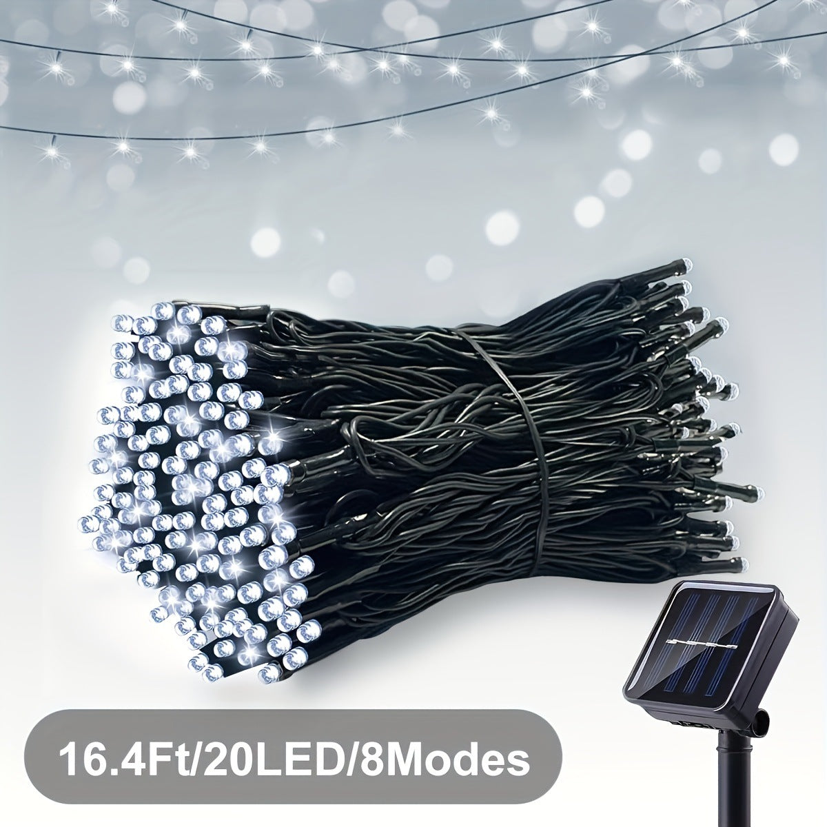 Solar LED String Lights Outdoor Decoration