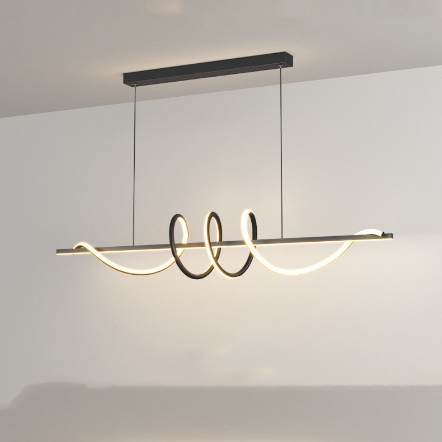 Three Ring Minimalist LED Long Bar Restaurant Pendant Light
